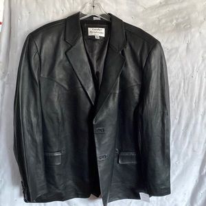Nice black leather jacket NWT. Leather Renditions by Sandi. Very nice!
